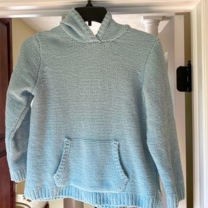 Rumi & Ryder Hooded Knit Sweater - Medium 8/10 - Powder Blue